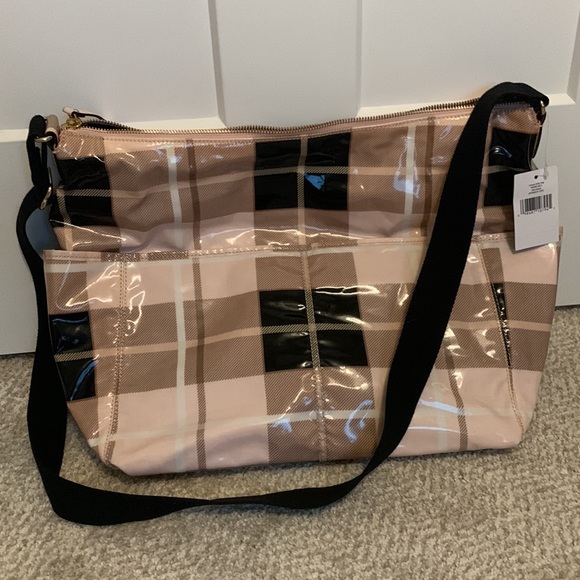 Kate Spade Daycation Serena Baby Bag-Pink Plaid - Picture 3 of 12